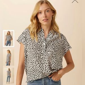 Amour Vert Renata Silk Blouse